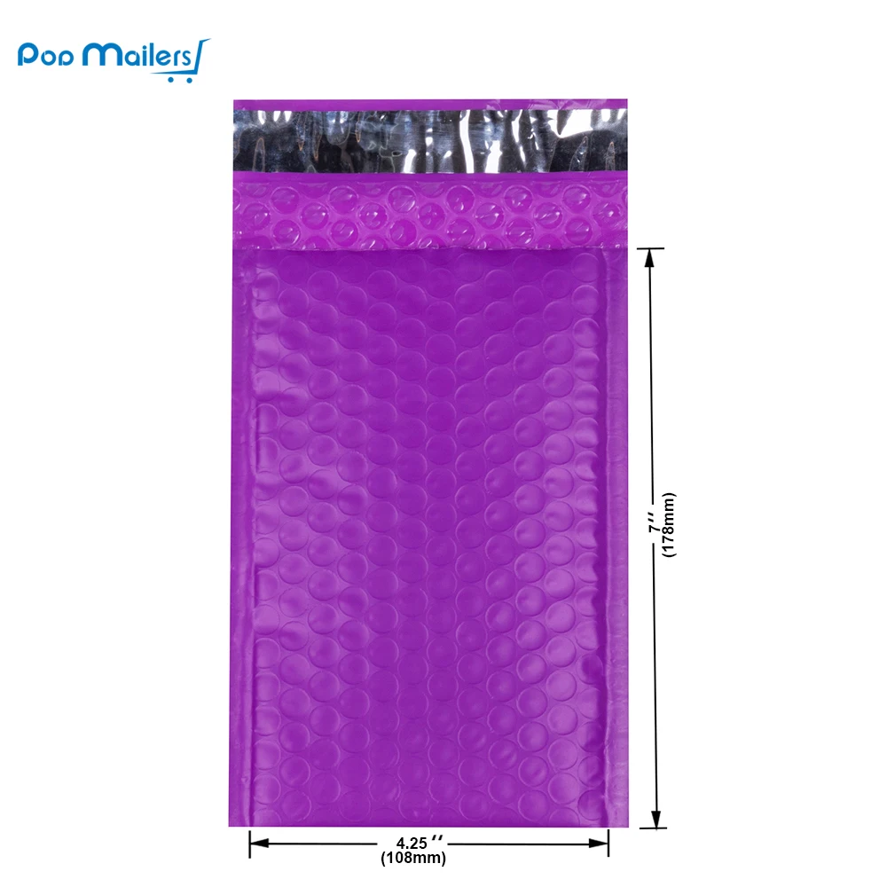 10 шт. пузырчатые конверты #000 4x7 дюймов/120*180 мм|purple envelope|mailers envelopes12 envelopes |
