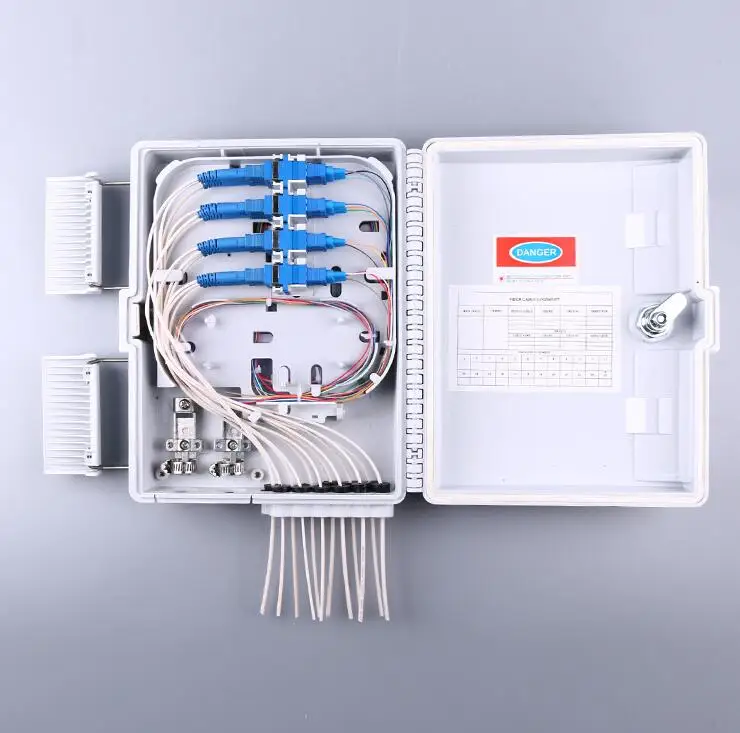 8 ядер SC адаптер волоконно оптический концевой блок портов FTTH оптоволоконная