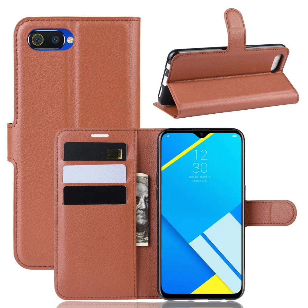Для OPPO A1K CPH1923 откидной Бумажник кожаный карман для карты Стенд чехол для телефона для OPPO Realme C2 стиль книги полный противоударный чехол