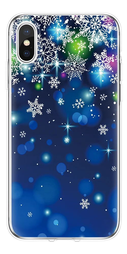 Веселый Рождественский из ТПУ чехол для iPhone XR чехол для iPhone 11 Pro XS MAX X 4 4S 5S 5C SE 6 6S 7 8 Plus чехол для iPhone 5 - Цвет: sdlsxhua