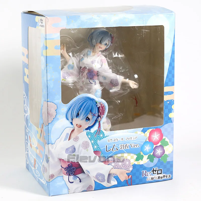 Re: начало жизни в другом мире от Zero Rem Yukata Ver. ПВХ фигурка аниме девушка Коллекция Модель игрушка кукла