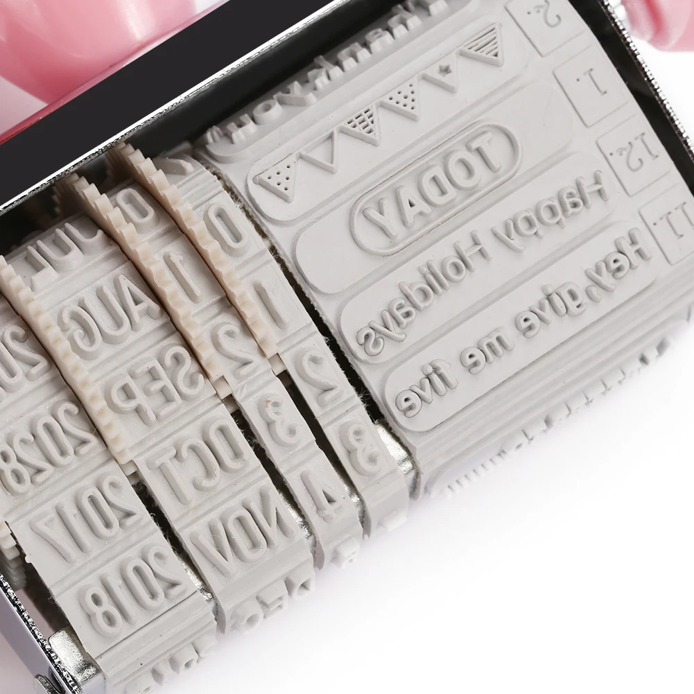 Набор для штамповки с грязевым наконечником ручка учетной записи и даты на