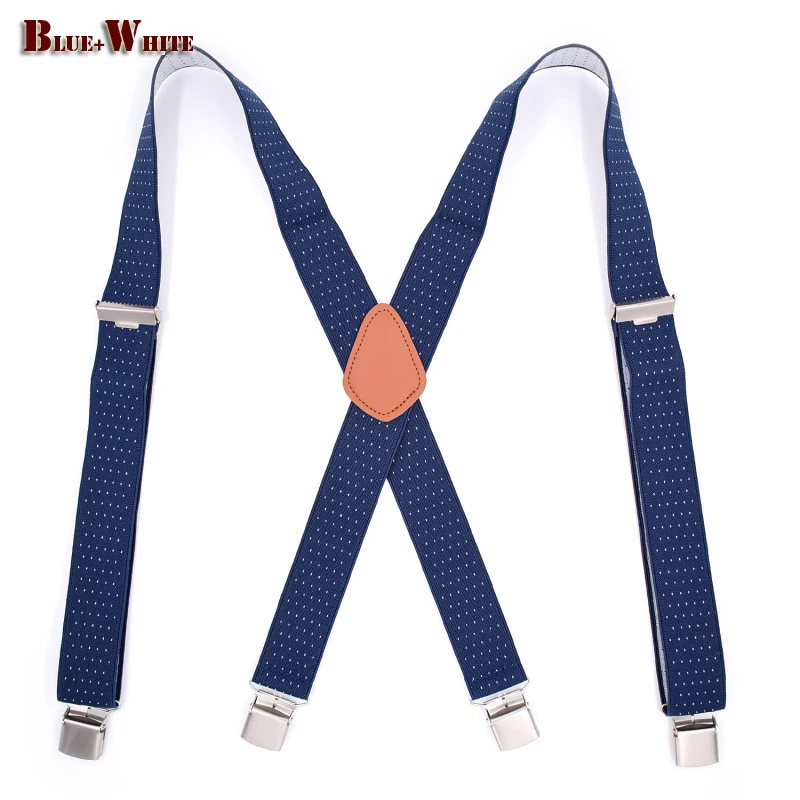 Подтяжки мужские в полоску из полиэстера 1 38 X back|male suspenders|striped suspenderssuspenders adult |