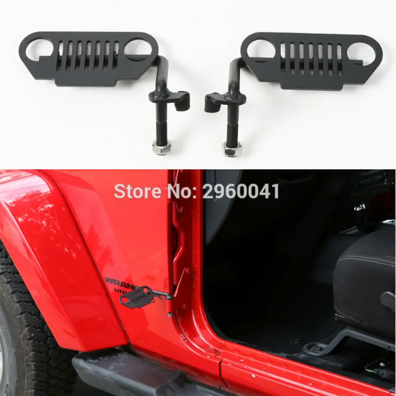 Пара решетка для гриля черная металлическая Боковая дверь Runing Board шаг внешний