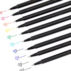 12 цветов 0,4 мм эскиз Микрон ручка Улучшенная игла ручка для рисования тонкая подводка Pigma Рисование Манга Аниме-маркер новые художественные маркеры