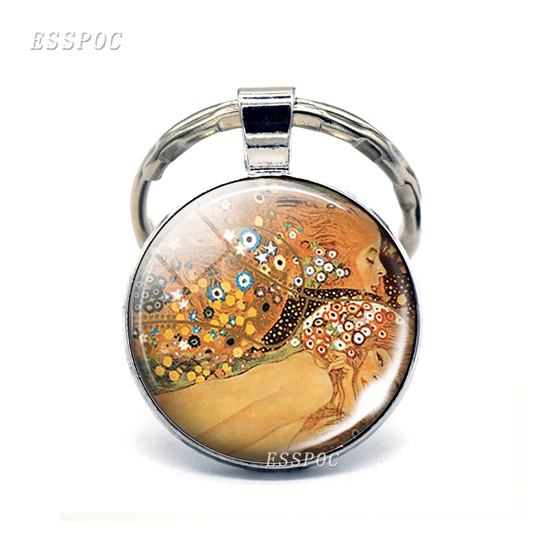 Брелок Klimt's Kiss брелок для ключей аксессуары автомобиля Детская Подвеска мам