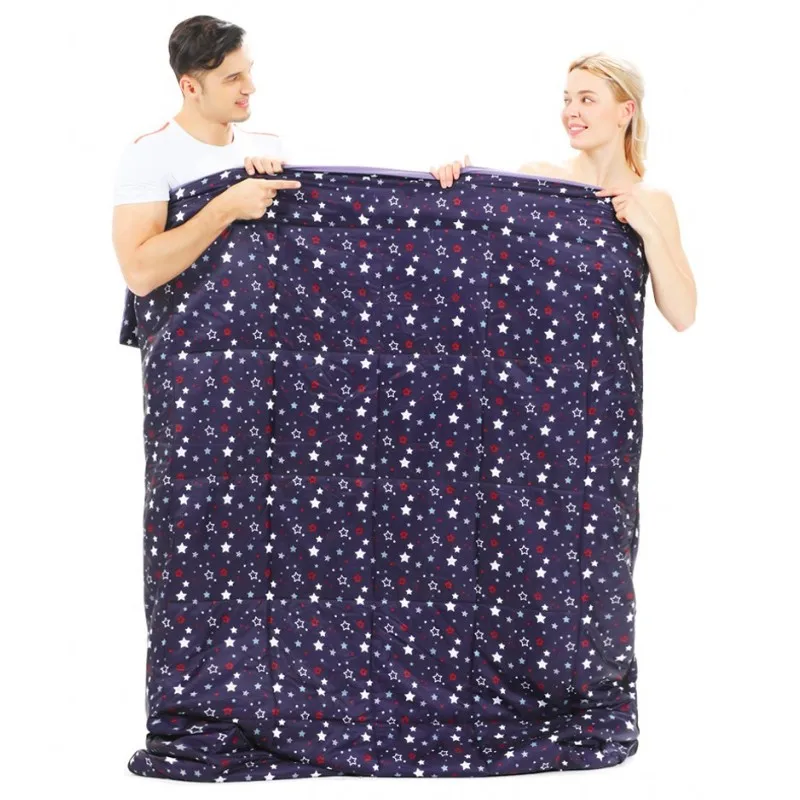 detachable double person sleeping bag indoor outdoor camping Adult ultralight couple travel use 3200g | Спорт и развлечения
