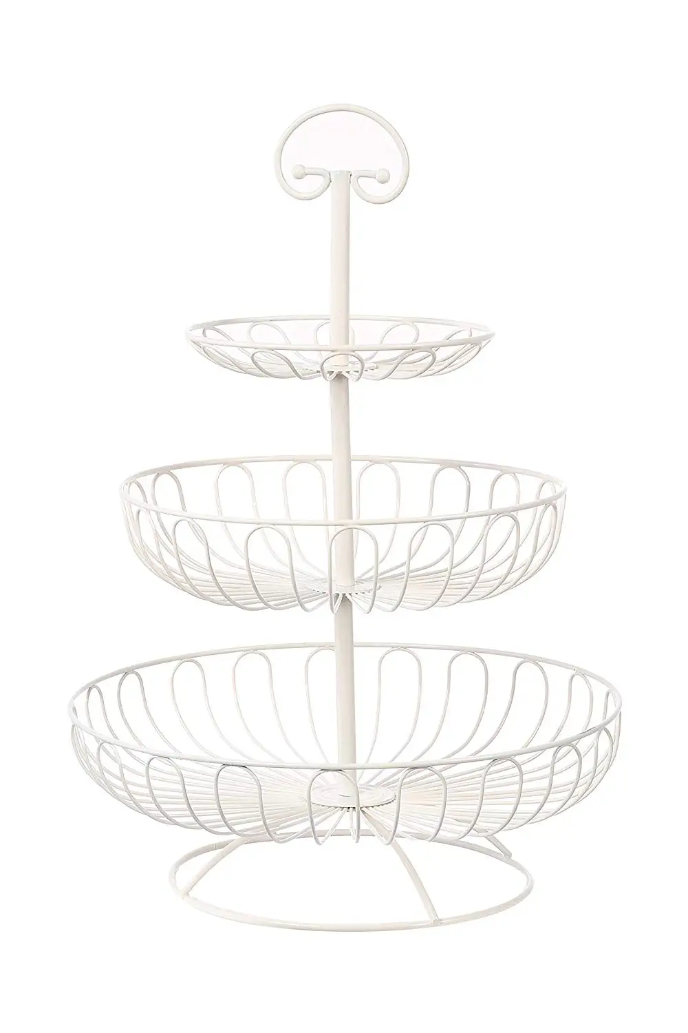 3-уровневая металлическая корзина для хранения фруктов Столешница Корзина