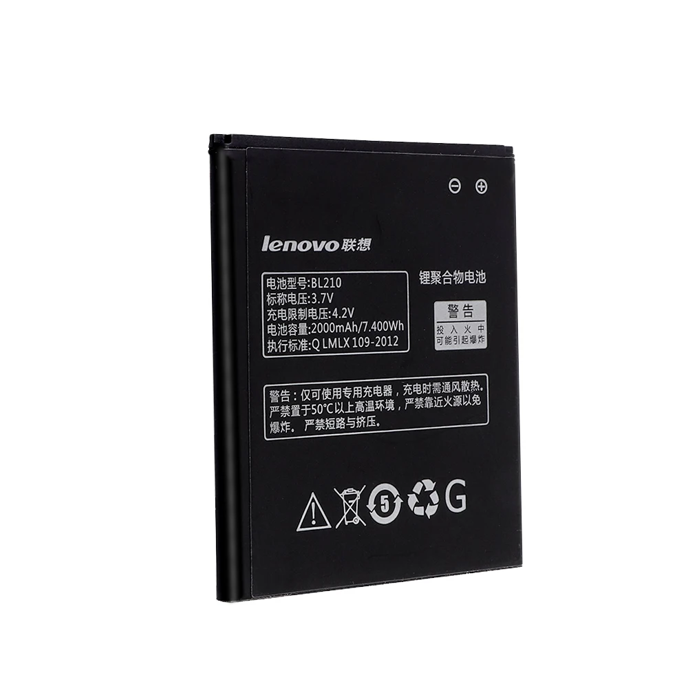 Оригинальный аккумулятор BL210 для Lenovo A536 A606 S820 S820E A658T A750E A770E A656 A766 A828t 2000 мАч |