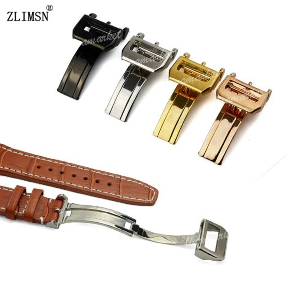 22mm MENS Manual Italy Genuine Leather Watch Band Strap FOR IWCWATCH Include Buckle Brown | Наручные часы