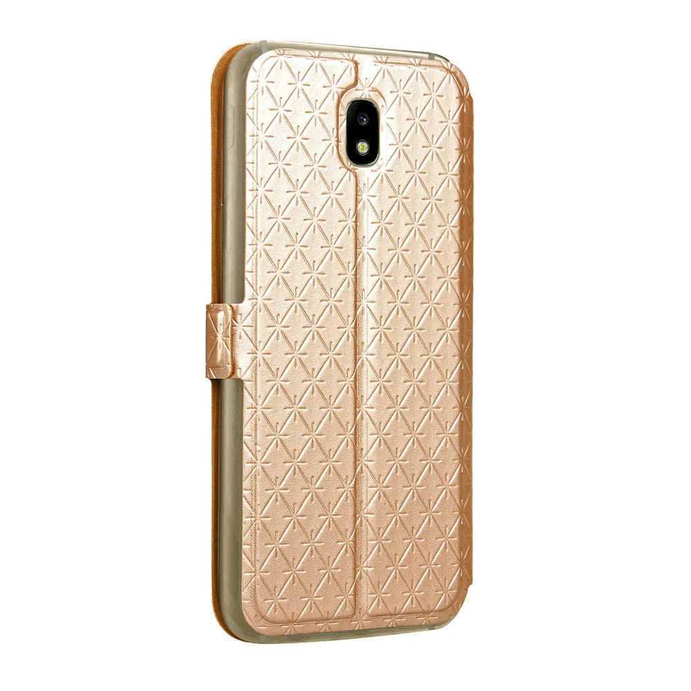 Чехол-раскладушка кожаный чехол для телефона для Samsung Galaxy J3, J5, J7 года Pro J 3 5 7 17 см J730F J530F SM-J330F SM-J530F SM-J730F ЕС чехол