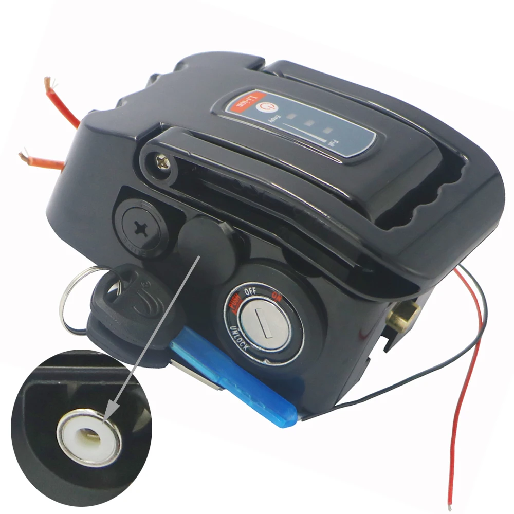 48В/36В Серебряная рыба e велосипед литий ионная батарея для хранения алюминия