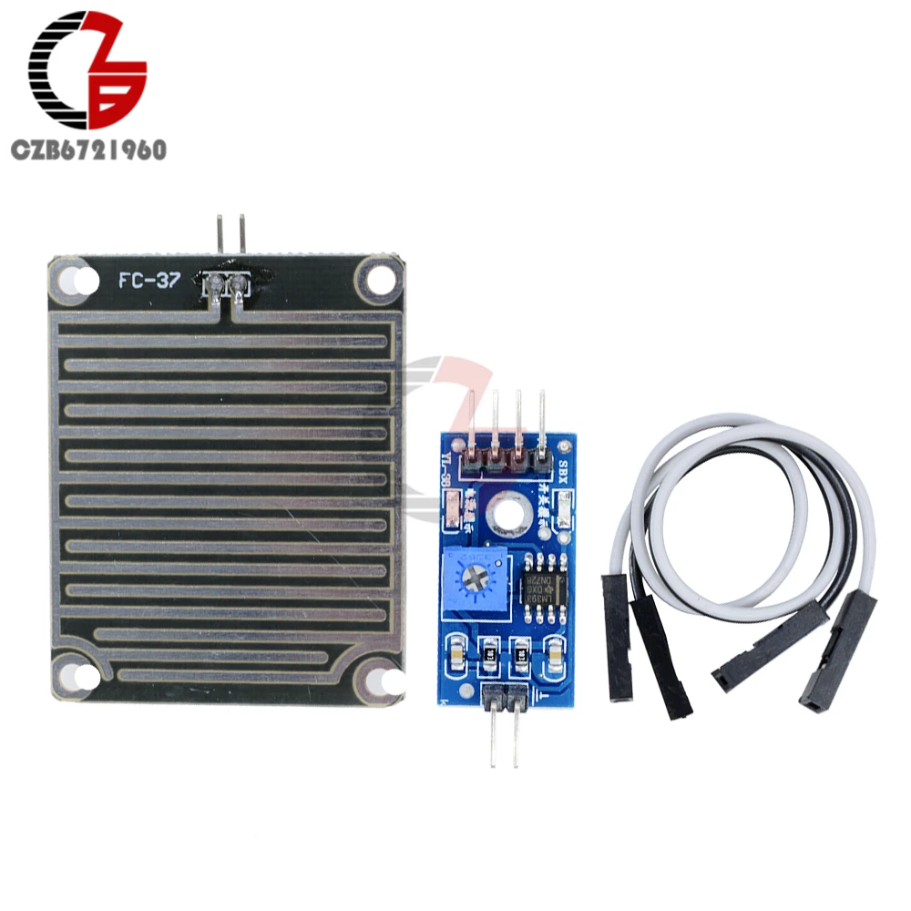 Датчик обнаружения дождя Modue Rain модуль влажности для Arduino | Инструменты