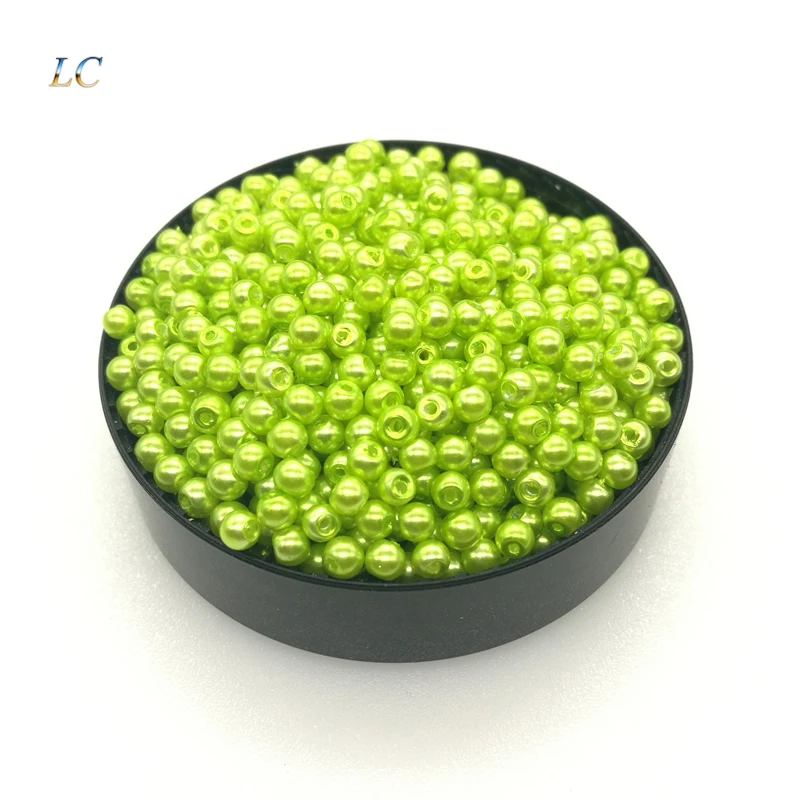 Жемчужные бусины 3 мм/120 шт. круглые для изготовления ювелирных изделий сделай сам