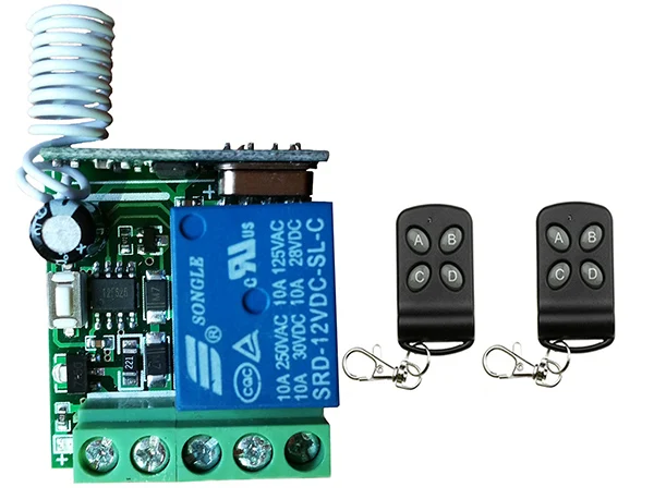Универсальный беспроводной переключатель дистанционного управления DC 12 V 1CH