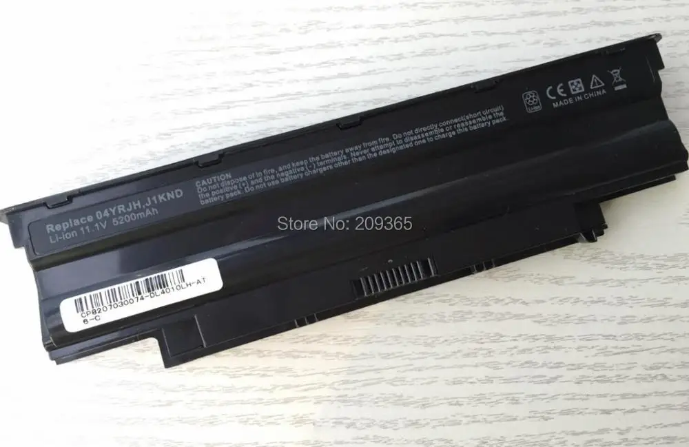 J1KND Аккумулятор для ноутбука DELL Inspiron N5010 N5110 14R N4010 148 15R 17R N5010D N7010 N7110|battery for dell|laptop