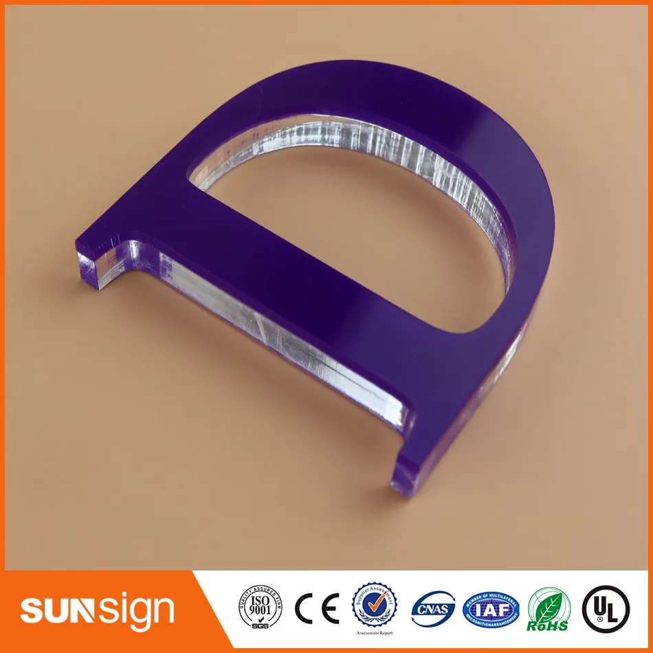 Wholesale 3d signage display lucite acrylic letter sign