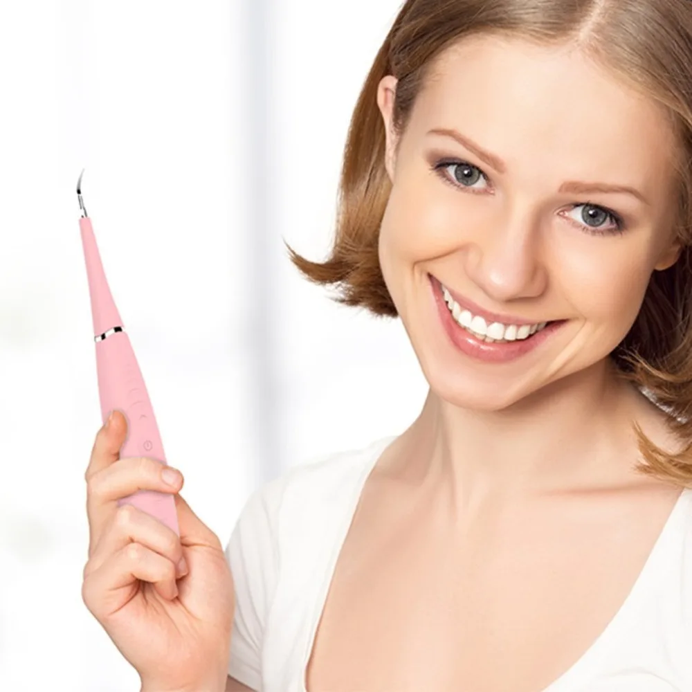 Portable Electric Sonic Dental Scaler Tooth Calculus Remover Stains Tartar Tool Dentist Teeth Whitening Toothbrush | Бытовая техника