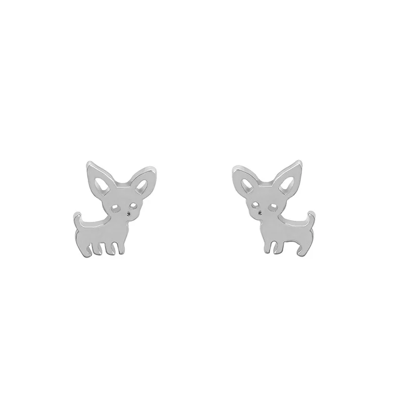 Cute Lovely Pet Dog Stud Earring Fashion Women Girl Best Friends Sister Animal Jewelry Christmas Gift Earrings | Украшения и