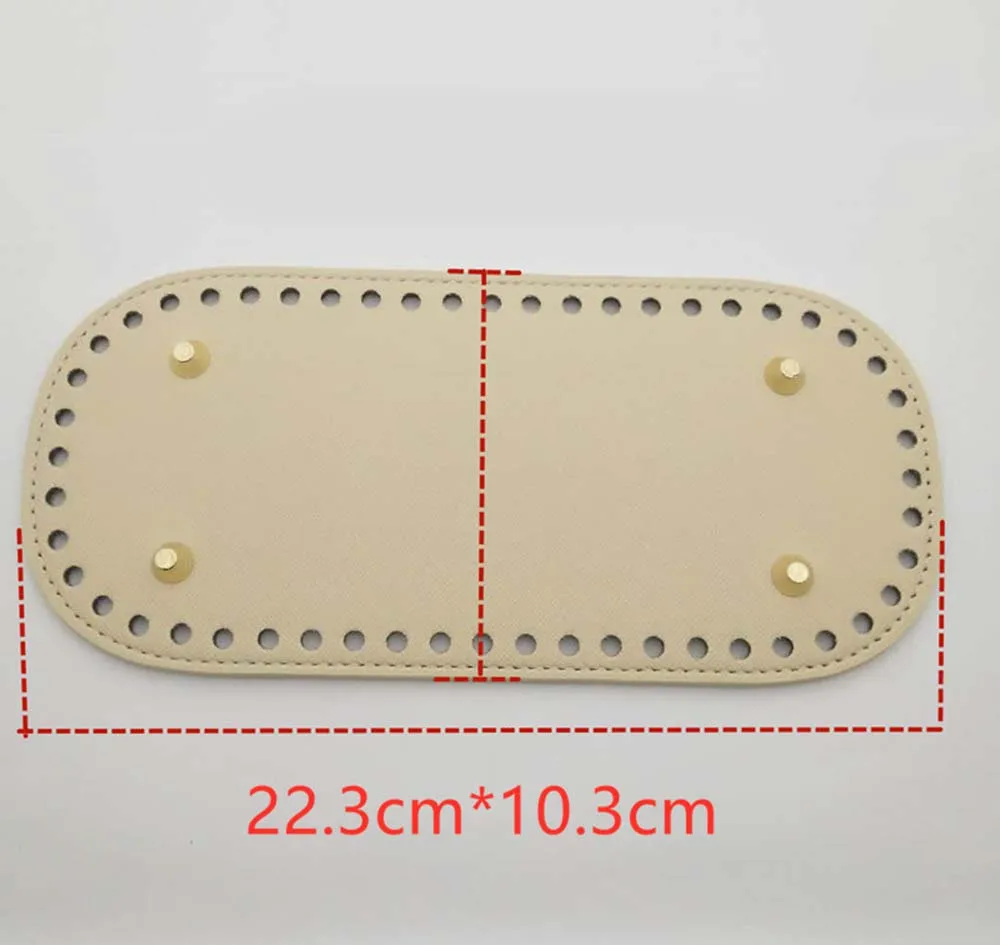 3 шт. ручной работы DIY 22,3 см прямоугольная заклепка сменная сумка лоток Нижняя аксессуары для вязания
