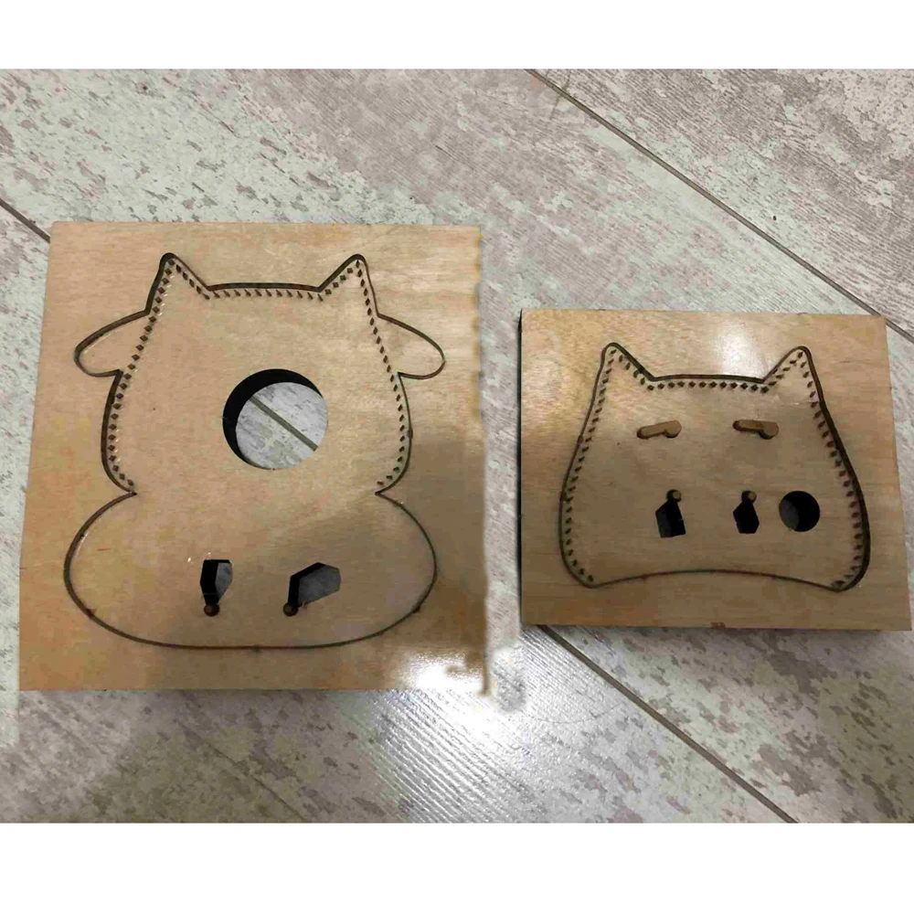 

120x80mm designer leather craft template cow head die cutting card holder wallet knife punch mould hand tool set