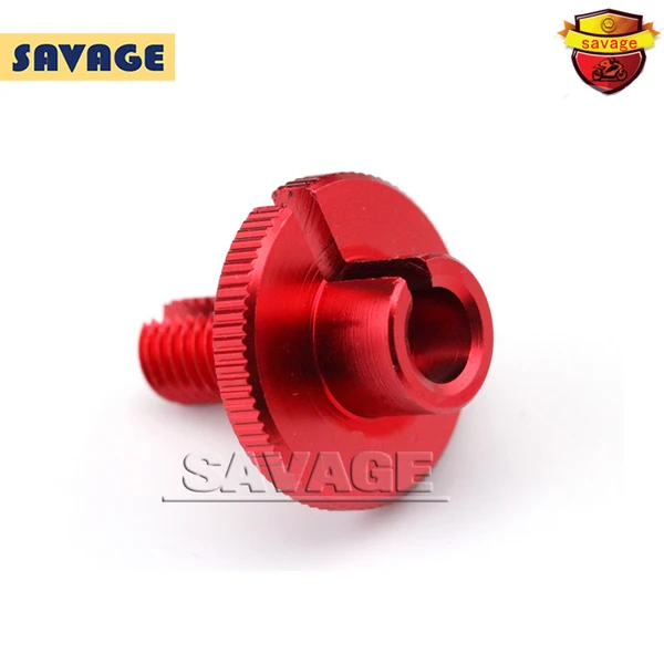 For YAMAHA MT09 Tracer FJ-09 MT07 2014-2015 Motorcycle Accessories CNC Billet Clutch Cable Wire Adjuster M10x1.5 Red/Blue | Автомобили и