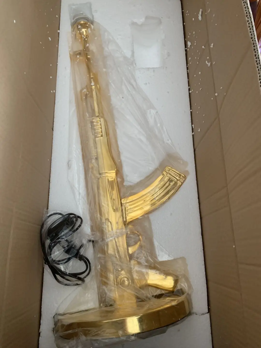 Итальянские огни AK47 Золотой светодиодный торшеры Гостиная деко потолочный светильник огни Гостиная со встроенной подсветкой подставка Лампы Lampara де меса
