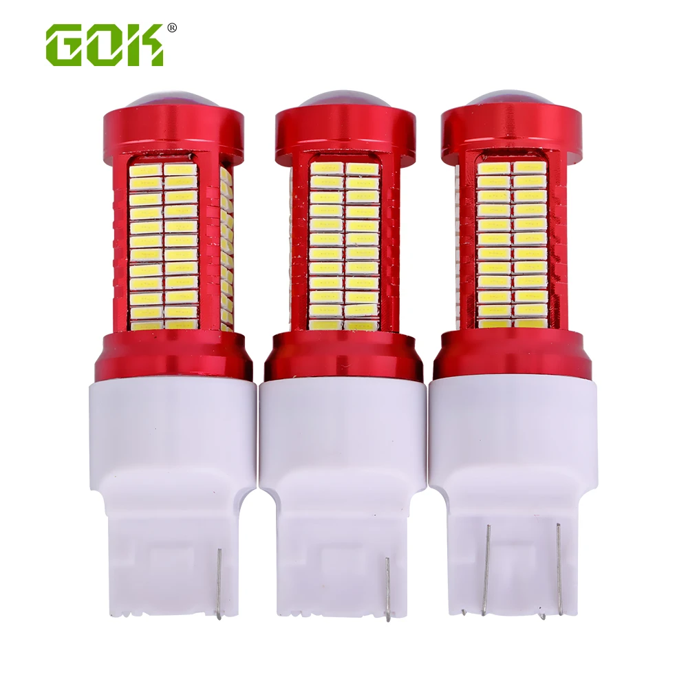 1 шт. автомобильная светодиодная лампа Canbus T20 7440 7443 W21W 20 Вт 106 SMD СВЕТОДИОДНЫЙ|car