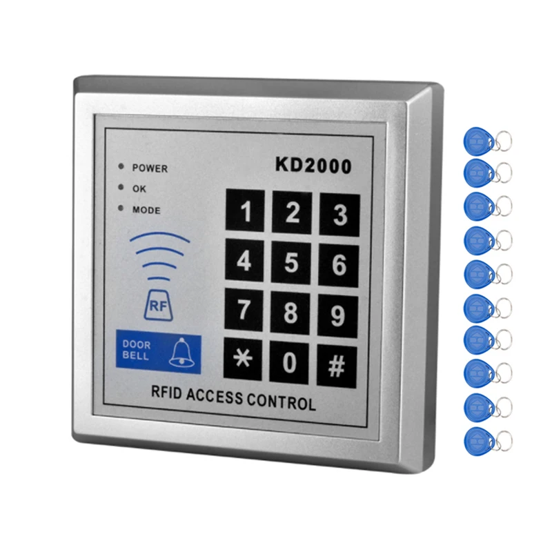 Смарт кард ридер RFID 125 кГц система блокировки дверей с брелоками TK4100 поддержка 3000