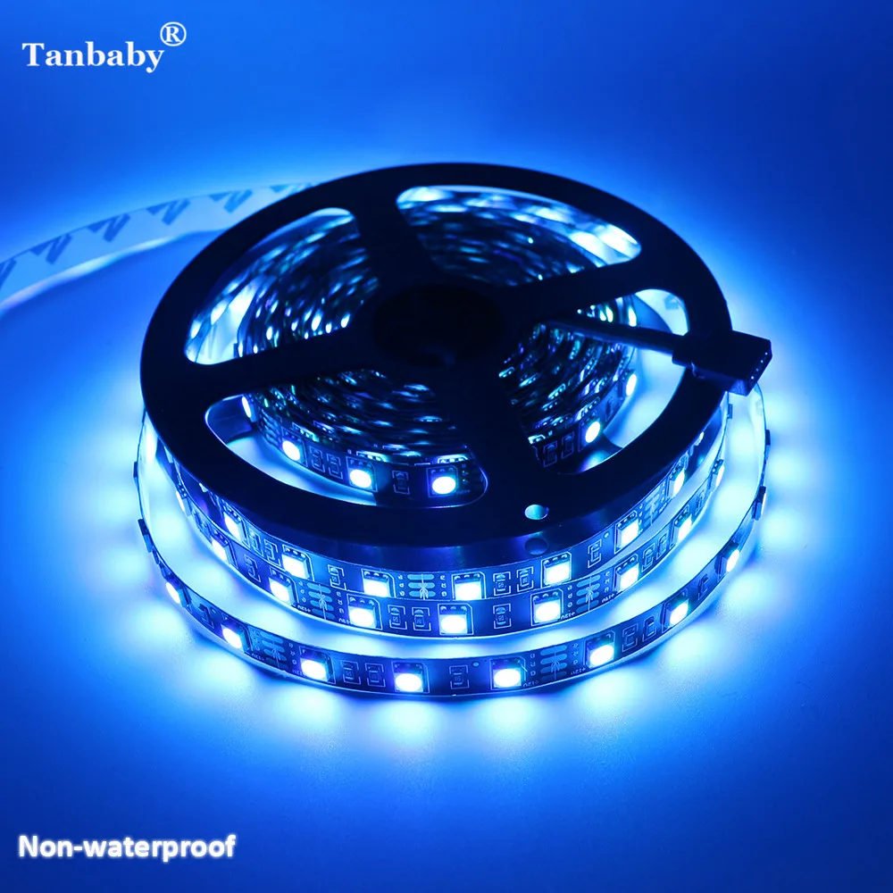 Tanbaby DC12V 5050 Светодиодные полосы света Водонепроницаемый/не водонепроницаемый