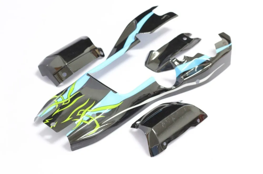 

power! baja 5b body cover. black & blue color