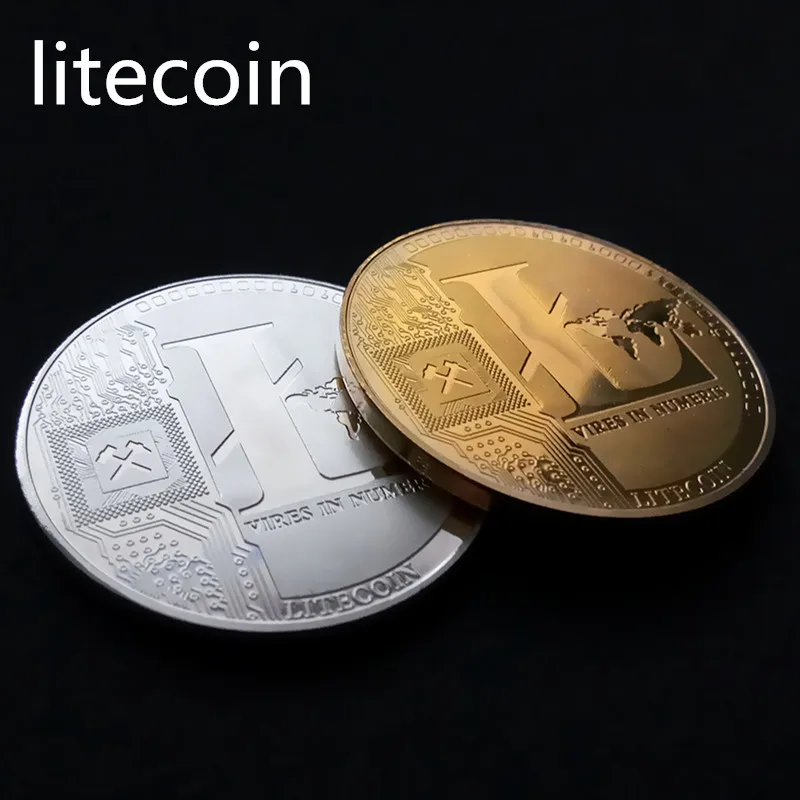 Позолоченная Виртуальная металлическая памятная монета биткоины сувенир