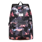 Женские рюкзаки для девочек-подростков, школьные сумки с геометрическим принтом для путешествий, рюкзак для ноутбука, женские нейлоновые рюкзаки