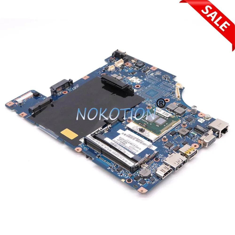 Материнская плата NOKOTION для ноутбука lenovo g460 LA 5751P intel hm55 gma hd ddr3 материнская