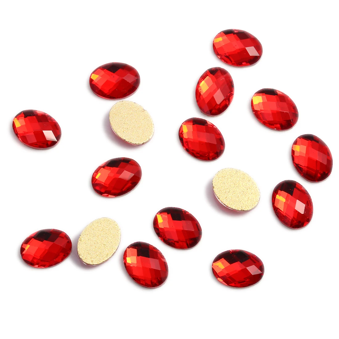 Стразы для ногтей 5 шт стеклянные стразы украшения наклейки с плоской задней