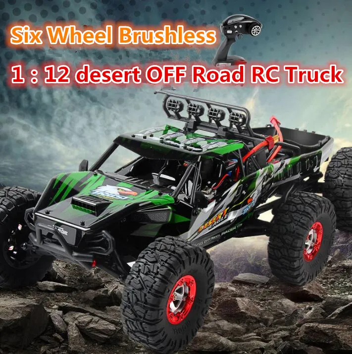 

Professional RC truck vehile toy FY-06 2.4G 4CH 6 wheel 1:12 46cm 4WD Brushless 70KM/H High Speed RC truck Toys VS 21101 941