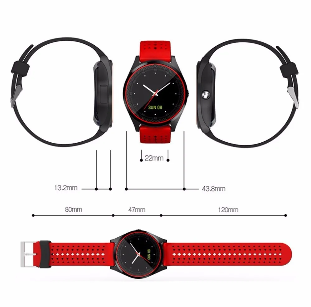 2018 Best Fashion Smart Watch with Camera Bluetooth Touch Screen Sports Fitness Tracker Step Counter for Men Women Smat | Электроника