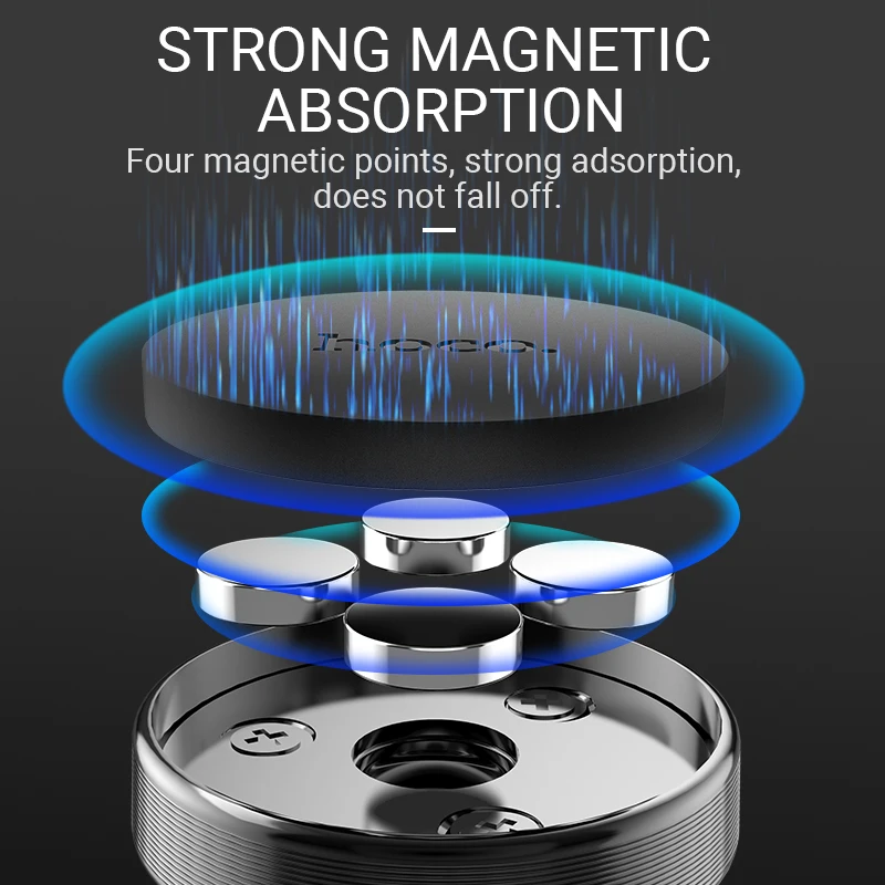 hoco magnetic car holder dashboard phone mount air vent cell phone magnet stand for iphone samsung xiaomi vent central console free global shipping