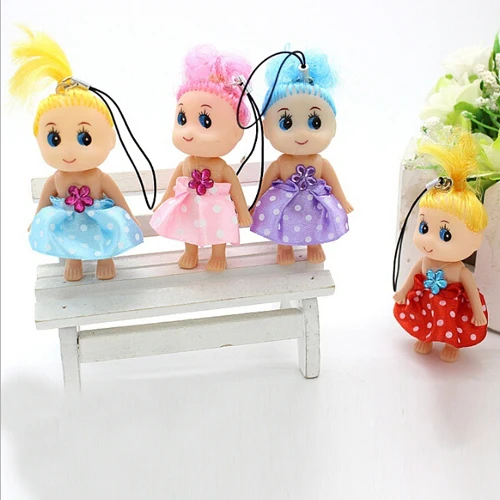 6 шт. милый игрушечный подарок для девочки мини кукла дзунг спутанная брелок