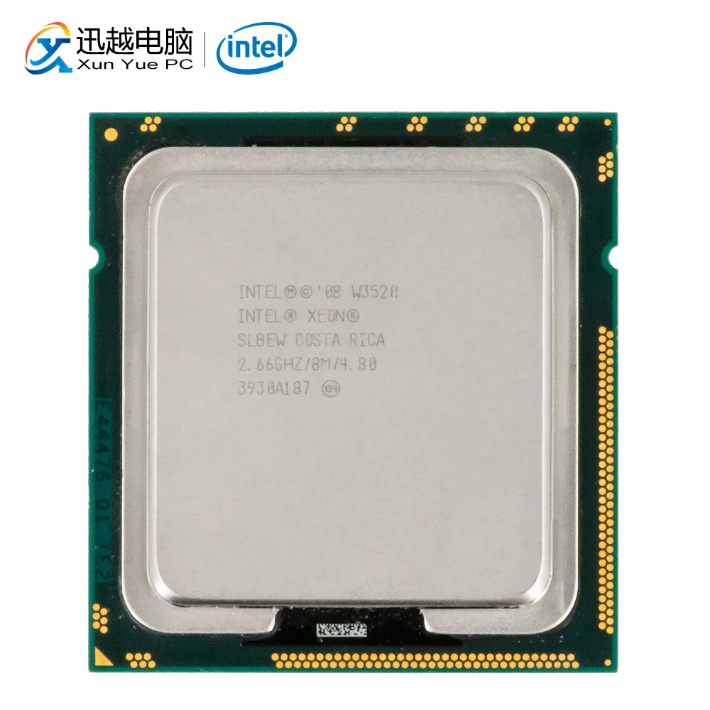 Intel Xeon W3520 настольный процессор четырехъядерный 2 66 ГГц 8 МБ кэш L3 LGA 1366 сервер