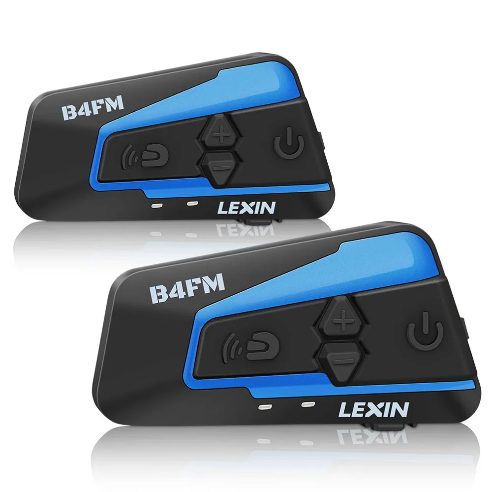 LEXIN мотоциклетный Bluetooth шлем гарнитура интерком для 1-4 гонщиков с шумоподавлением и звуком, fm-радио, gps, MP3 LX-B4FM