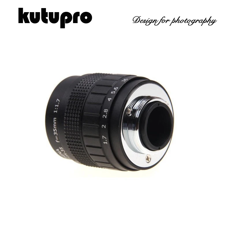 Фуцзянь 35 мм F1.7 CCTV ТВ кино объектив + C крепление макрокольцо для Sony E Nex-5T Nex-F3 Nex-6 Nex-7