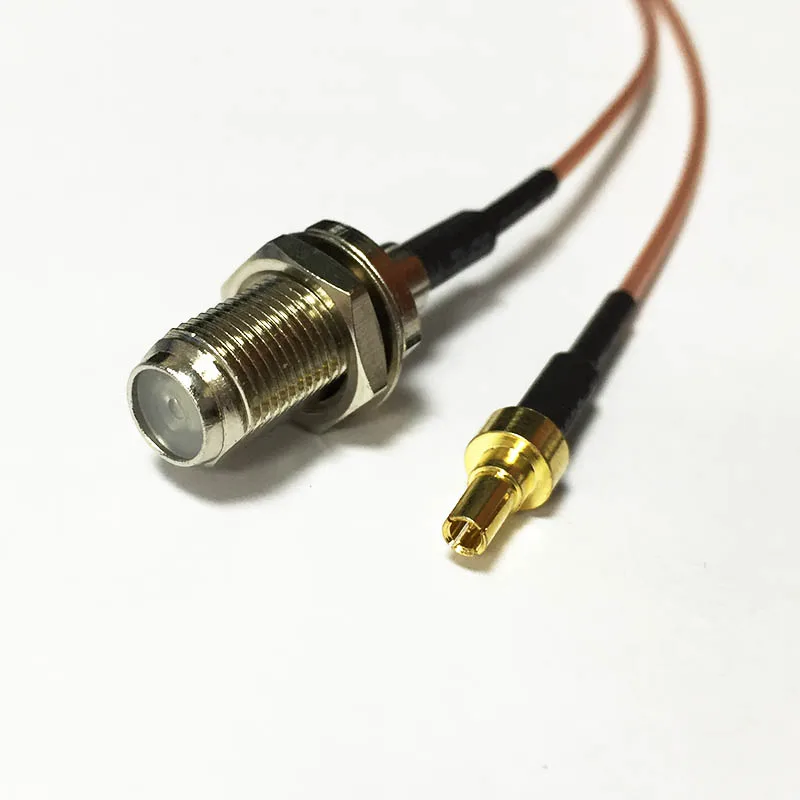 Новый переходник с гнездовым разъемом F CRC9 Штекерный соединитель RG178 оптовая