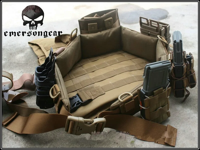 Ремень EMERSON MOLLE мужской спортивный брезентовый пояс в стиле милитари с подкладкой