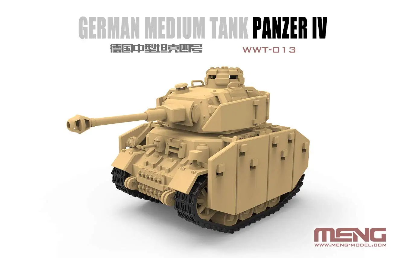 Meng МОДЕЛЬ Panzer Iv немецкий Средний Toon Танк Q Versin модель комплект|Наборы для сборки