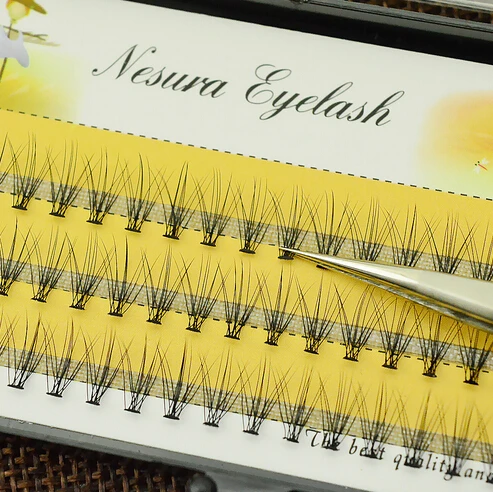 New Natural Long Black Individual False Eyelashes 8mm 10mm 12mm 14mm Available Eye Lash Extension Makeup Tool | Красота и здоровье