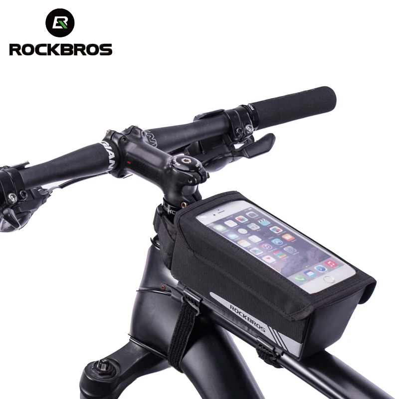 Велосипедные Сумки ROCKBROS светоотражающая передняя рама на магните для сенсорных