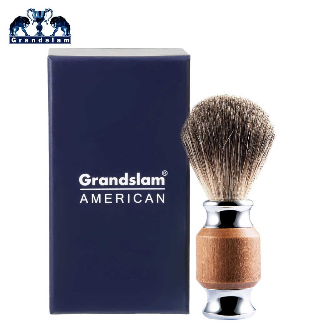 Grandslam 100% черная щетка для бритья из барсука лучшая посадка безопасная бритва