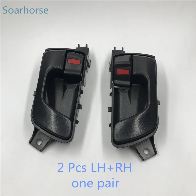2pcs L and R Soarhorse автомобильные внутренние ручки для межкомнатных дверей для Mitsubishi Shogun Pinin 1999-2005 Pajero Pinin/H60W/H70W 01/99-02/05 - Цвет: 2pcs L and R