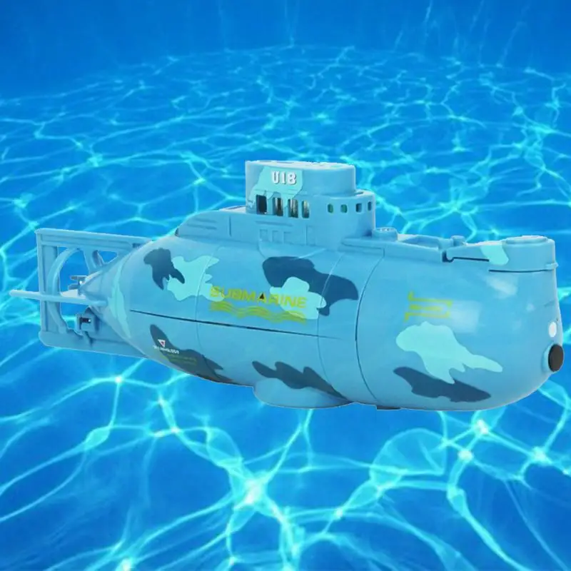 Мини подводная лодка RC готов к запуску Модель Катера с высокой мощностью 3,7 в большая модель подводная лодка на радиоуправлении Наружная игрушка с пультом дистанционного управления